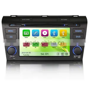 Erisin ES7638M 7" HD 2 Din Touch Screen Car Audio Player for MAZDA3 thumbnail-2