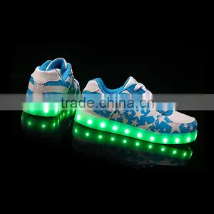 2016 Cool Led Light Shoes,New Arrival Wholesale OEM Customized Luminous Fluocrescent Light Running Shoes thumbnail-2