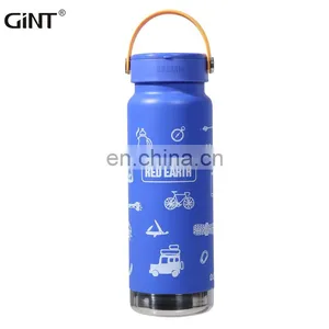 GINT 750ml Durable Sports Wide Mouth Drinking Good Design Water Bottle thumbnail-1