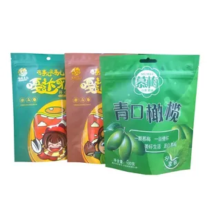 Custom Printed Small Reusable Aluminum Foil Plastic Beef Jerky Snack Package Dried Dry Fruit Packaging Pouch Bags For Nuts thumbnail-4