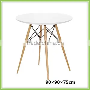 2016 New Wholesale Round White Dining Table thumbnail-1