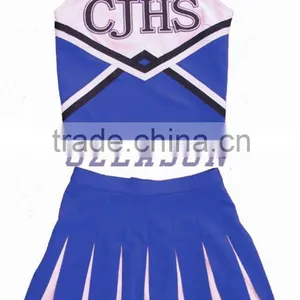 Sexy Custom Sublimation Cheap Colorful Crop Top Sleeveless Cheerleading Uniforms thumbnail-5