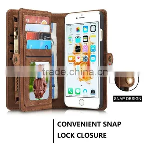 Magnetic Side Flip Book Cell Phone Wallet For Iphone 6s 4.7inch thumbnail-2