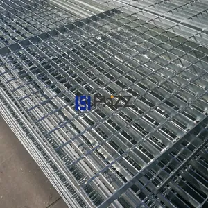 Pressure Resistance Welded Galvanized Open Bar Steel Gratings for Drain Grating Cover thumbnail-1
