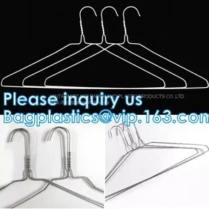 Metal Wire Laundry Hanger For Clothes Storage Holders & Rack Cheap Hangers Store Hanger Racks Factory Price thumbnail-5