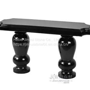 Popular Black Polished Granite Bench thumbnail-1