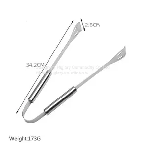 Heat Resistance Stainless Steel Outdoor or Home Use BBQ Food Tongs Grill Tongs thumbnail-5