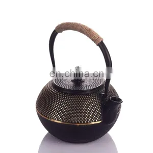 Double Warmer 700ml Cast Iron Black Tea Cup Sets Teapot thumbnail-2