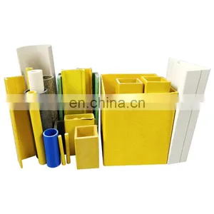 Anti-UV FRP Extruded Solid Bar Light Weight Flexible Tent Pole Fiberglass Reinforced Plastic Pultruded Profile thumbnail-4