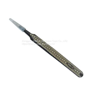 Precision Stainless Steel Hard Anti-static Tweezers Bird's Nest Hair Picking Clip Maintenance Tweezers Pointed Elbow With Texture ESD-13 Tweezers thumbnail-1