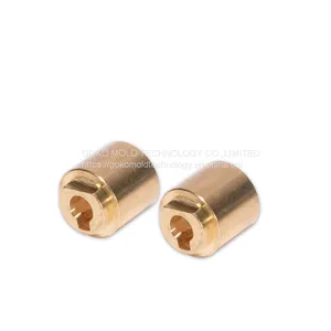 OEM Factory CNC Automatic Lathe Machining Brass Riveting Stud Precision Fasteners thumbnail-4