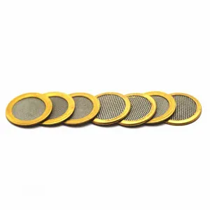Customized Design Stainless Steel Wire Mesh Filter Disc With Copper Rim thumbnail-4