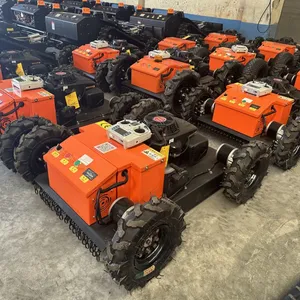 Remote Control Lawn Mower, China Track Mower Price, Radio Controlled Lawn Mower for Sale thumbnail-4
