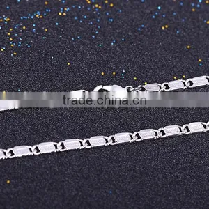 Hot Sales Wholesale Fashion Rhodium Plated Chain Of Beautifu Necklace Jewelry thumbnail-6