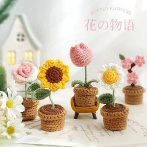 Crochet Flowers and Plant Pots thumbnail-2