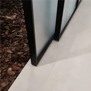 Partition Glass Door With OPK Sliding System for Bedroom Living Room and Bathroom Room Divider Star Hotel Villa Apartment thumbnail-2