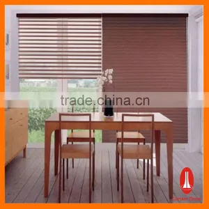 Curtain Times Home Decoration Double Layer Fabric Shangri-la Blinds for Windows thumbnail-1