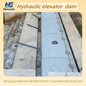 Hydraulic Elevator Dam, Sewage Treatment Bottom Shaft, Hydraulic Steel Dam Gate Hinge, Dam Gate, Landscape Hydraulic Gate, Reservoir Flap Gate thumbnail-1