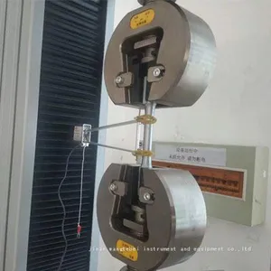 10kn Tensile Strength Measuring Testing Machines, Equipment Laboratory With Side-Action Grip thumbnail-1