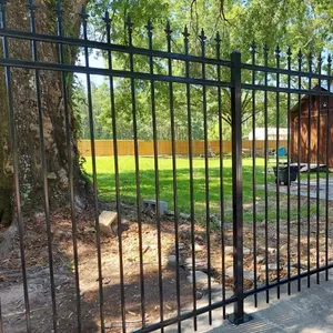 Customizable Wrought Iron Fence Panels for Outdoor Garden With Anti-Rust Coating thumbnail-1
