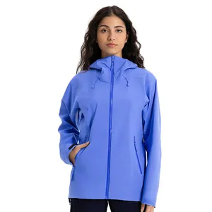 Men's and Women's Jackets, Windproof and Waterproof Windbreakers, Ski Jackets, 3-layer Fabric Raincoats, Outdoor Raincoats, High-quality thumbnail-3