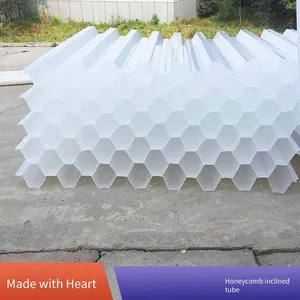 Ethylene-propylene Copolymer Polypropylene Pp, Fiberglass Reinforced Plastic, Inclined Tube Packing, Hexagonal Sheet, Special for Sedimentation Tank thumbnail-1