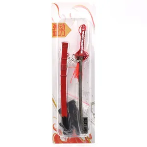 Anime Merchandise: Metal Sword Model Keychain, Spring-loaded Sword Model Keychain With Scabbard, Individually Packaged thumbnail-4