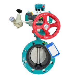 Manufacturer's Direct Sales of High-quality Pneumatic Flange Butterfly Valves thumbnail-3