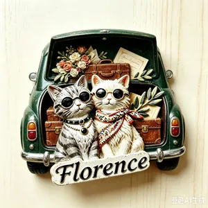 3D Resin Fridge Magnet Custom Logo Travel Souvenir Refrigerator Sticker Home Ornament thumbnail-1
