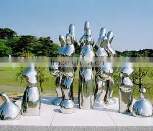 Large Outdoor Metal Craft Garden Stainless Steel Sculpture thumbnail-1