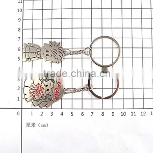 Customized Metal Best Seller Custom Metal Key Chain for Couple thumbnail-4