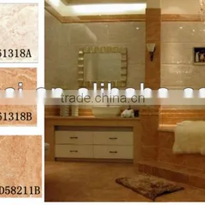 Small European Bathroom Design of Wall Tile thumbnail-1