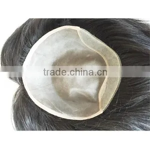 For Black Women Super Thin Skin Toupee Natural Human Hair Womens Toupee Real Hair Toupee thumbnail-2