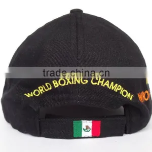 Custom Blank Snapback Cap With Leather Brim thumbnail-4