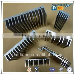 Extruded 6063-T5 ANODIZED Aluminum Heat Sink Shapes/ Profiles thumbnail-3
