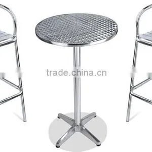 Aluminum Bar Chair And Table thumbnail-1