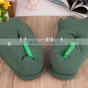 Plush Big Foot Slippers/Indoor Plush Animal Tiger Slippers/plush Animal Slippers thumbnail-2