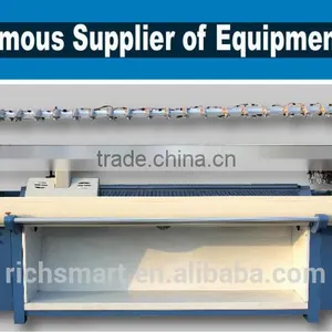 2014 Newest Type Double System Computerized Flat Knitting Machine With ISO9001 Standard For Sweater(72 Inches) thumbnail-1