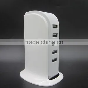 US UK Plug 2.1a Multi Port Micro 5 Port Usb Portable Charger Quality Choice thumbnail-2