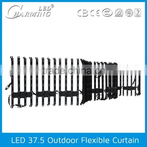New Arrival Full Outdoor Use ip 65 Waterproof Led Video Curtain thumbnail-5