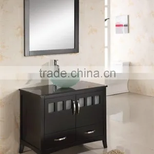 Glass Vanity Top Bathroom Cabinet WJB020 thumbnail-1