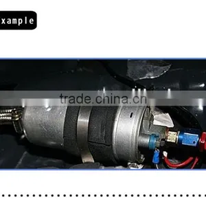 Univesal Install Out Side High Flow Fuel Pump Silver Suit for Racing Cars. thumbnail-5