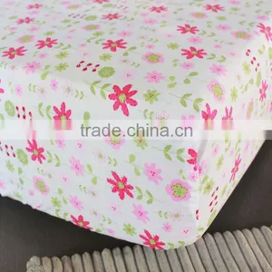 100% Cotton Baby Crib Elastic Fitted Sheet thumbnail-1