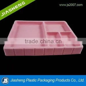 Pink Flocking Thermoformed Plastic Tray thumbnail-1