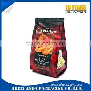 Self Standing Resealable Cookie Bags/packaging Cookies Zipper Bags/stand up Biscuit Bags thumbnail-5