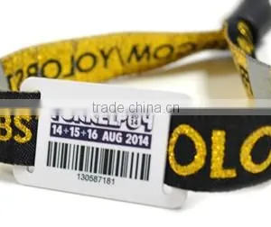 Best Selling Wristbands RFID Nylon Wristband for Identifying Staff and Volunteers thumbnail-3