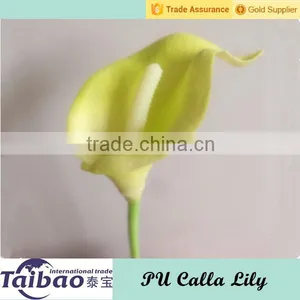 Low Price Wholesale Real Touch Light Green Artificial Calla Lilies thumbnail-1