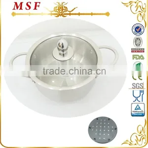 16cm Belly Shape Hot Pot Stainless Steel Pot thumbnail-1