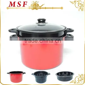 New Design With Nonstick Coating Interior Carbon Steel Pasta Pot thumbnail-1