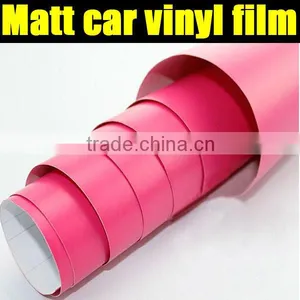 Matt Car Vinyl Wrap Roll Size 1.52*30m Pink Color thumbnail-3
